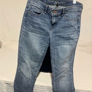 White House Black Market Classic Blue Straight Leg Jeans